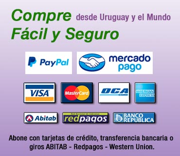 Compre con Seguridad - Medios de Pago Florería La Fleur, Montevideo , Uruguay.