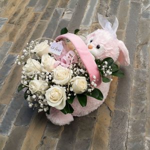 Arreglo floral Conejo - Florería La Fleur - Montevideo, Uruguay_1